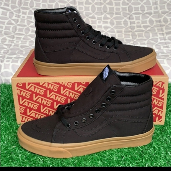 VANS SK8-Hi REISSUE CANVAS GUM BLACK/LGHTGM MEN’s - Picture 9 of 16